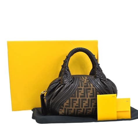 fendi zucca shopper bag|authentic fendi zucca handbags.